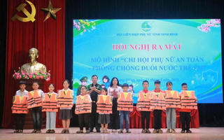 Hiệu quả mô hình tổ, hội phụ nữ tham gia phòng chống đuối nước trẻ em