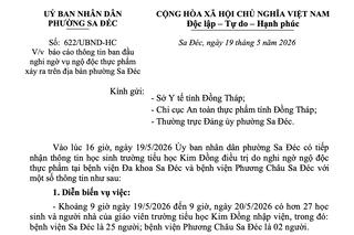 27 người nhập viện sau bữa ăn bán trú tại một trường tiểu học