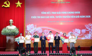 Quảng Ninh: Trao giải Cuộc thi Báo cáo viên, tuyên truyền viên giỏi
