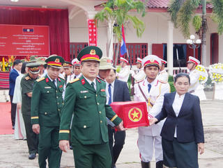 Thành phố Huế đón nhận hài cốt liệt sĩ, chuyên gia Việt Nam hy sinh tại Lào trở về đất mẹ