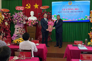 Phó Chánh án TAND TP HCM giữ chức Chánh án TAND tỉnh Đồng Tháp