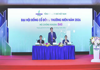 Năm 2026, PV GAS đặt kế hoạch doanh thu khoảng 142.000 tỷ đồng, lợi nhuận trước thuế khoảng 11.200 tỷ đồng 