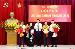 Nghệ An điều động, bổ nhiệm 3 Bí thư Đảng ủy xã