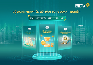 BIDV cung cấp giải pháp tiền gửi vượt trội cho doanh nghiệp