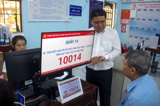 Phú Lợi ghi điểm với chính quyền phục vụ nhờ công nghệ