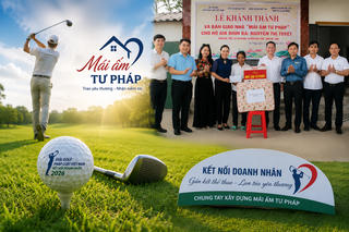 Kỳ vọng từ giải golf đến “Mái ấm Tư pháp”