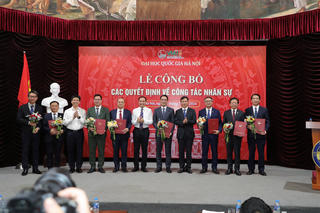 Đại học Quốc gia Hà Nội bổ nhiệm loạt hiệu trưởng các trường đại học thành viên