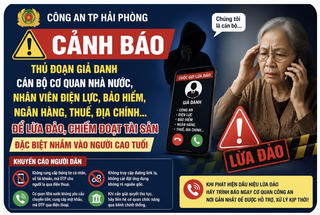 Cảnh báo thủ đoạn giả danh cán bộ Nhà nước gọi điện lừa đảo người cao tuổi