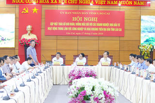 Lào Cai tổ chức hội nghị 'gỡ khó' cho doanh nghiệp, nhà đầu tư lĩnh vực công nghiệp và khai khoáng 