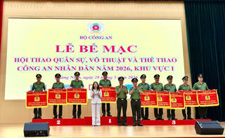 Bế mạc Hội thao Công an nhân dân năm 2026 – Khu vực I tại Quảng Ninh