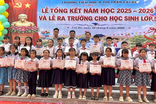 Nhiều dấu ấn nổi bật của Trường Tiểu học A thị trấn Cái Bè