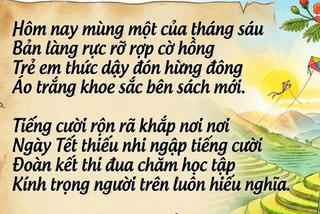 Tết thiếu nhi - gọi mùa yêu thương