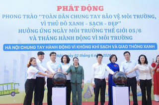 Phát huy vai trò phụ nữ trong phong trào toàn dân bảo vệ môi trường, vì Thủ đô xanh - sạch - đẹp