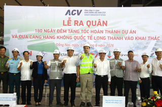 ACV ra quân 180 ngày đêm hoàn thành sân bay Long Thành