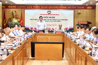 Phản biện xã hội đối với dự thảo Luật Phổ biến, giáo dục pháp luật (sửa đổi)