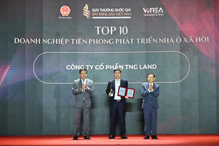 Giải thưởng Quốc gia Bất động sản Việt Nam 2026: TNG Land góp mặt trong Top 10 doanh nghiệp tiên phong phát triển nhà ở xã hội