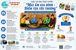 Thanh Hóa phát động cuộc thi ảnh “Mái ấm gia đình - Điểm tựa yêu thương”