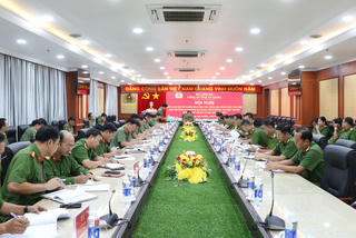 Công bố kết luận kiểm tra công tác Công an xã, phường, đặc khu thuộc Cụm Rạch Giá