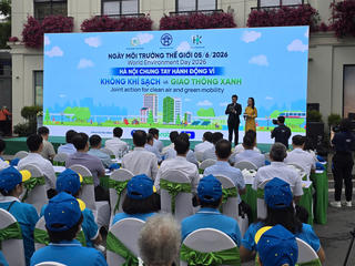 Hà Nội phát động Tháng hành động vì môi trường 2026: Chung tay vì không khí sạch và giao thông xanh