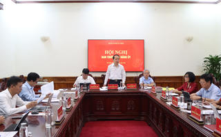 Hội nghị Ban thường vụ Đảng ủy Bộ Tư pháp tháng 06/2026