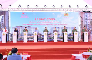 Khởi công dự án xây dựng nhà ở cho lực lượng Công an Nhân dân tại Tuyên Quang
