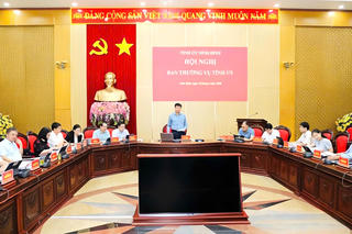 Hội nghị Ban thường vụ tỉnh Ninh Bình: Tập trung chỉ đạo thực hiện việc sắp xếp thôn, tổ dân phố
