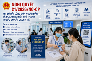 Nghị quyết 21/2026/NQ-CP: Khi sự hài lòng của người dân và doanh nghiệp trở thành thước đo cải cách y tế