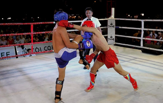 Hàng trăm vận động viên tranh tài tại sự kiện Kickboxing ở Gia Lai