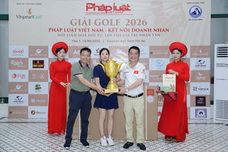 Đêm Gala tôn vinh các golfer xuất sắc tại Golf Championship Pháp luật Việt Nam – Kết nối Doanh nhân 2026