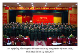Ngành Thi hành án Quân đội: 'Phát huy truyền thống vẻ vang, phấn đấu thực hiện thắng lợi nhiệm vụ công tác thi hành án dân sự trong tình hình mới'