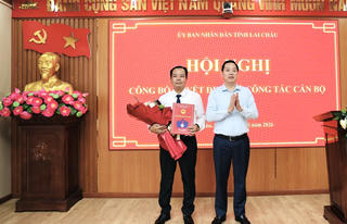 Ông Lương Việt Thảo giữ chức Giám đốc Ban QLDA Đầu tư xây dựng các công trình Nông nghiệp và Phát triển nông thôn tỉnh Lai Châu