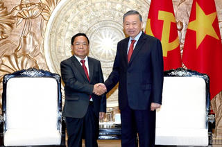 Tổng Bí thư, Chủ tịch nước Tô Lâm tiếp Phó Thủ tướng, Bộ trưởng Bộ Tư pháp Lào

