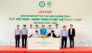 C.P. Việt Nam chuẩn bị phủ xanh thêm 1,5 triệu cây trên cả nước
