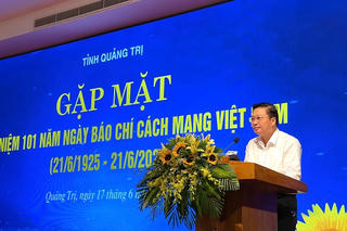 Báo chí đồng hành cùng Quảng Trị trên hành trình phát triển mới