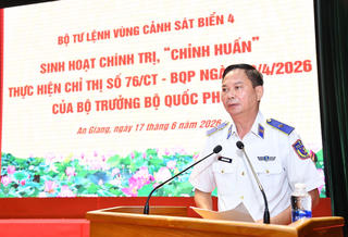 Vùng Cảnh sát biển 4 tăng cường giáo dục chính trị