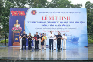 Ngành Hải quan tích cực hưởng ứng Tháng hành động phòng, chống ma túy năm 2026