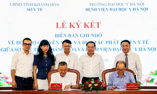 Sở Y tế Khánh Hòa và Bệnh viện Đại học Y Hà Nội hợp tác nâng cao chất lượng y tế