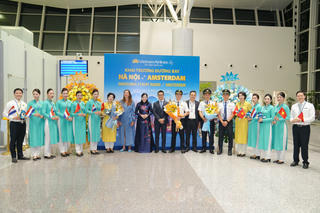 Vietnam Airlines chính thức khai thác đường bay thẳng Hà Nội - Amsterdam