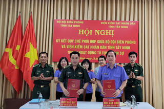 Tây Ninh: Tăng cường phối hợp giữa BĐBP và VKSND trong hoạt động tố tụng hình sự