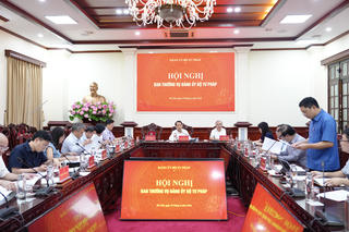 Ban Thường vụ Đảng ủy Bộ Tư pháp cho ý kiến nhiều đề án, dự án luật quan trọng
