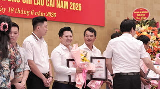 Báo Pháp luật Việt Nam đoạt giải B Giải Báo chí tỉnh Lào Cai năm 2026