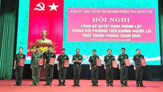 Bộ đội Biên phòng Quảng Trị tăng cường “cánh tay công nghệ” trên tuyến biên giới