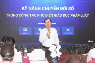 Trang bị kỹ năng số cho cán bộ làm công tác phổ biến, giáo dục pháp luật