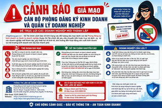 Cảnh báo thủ đoạn mạo danh cán bộ trục lợi từ doanh nghiệp mới thành lập