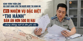 Hành trình thầm lặng khi chấp hành viên tìm người được thi hành án: Kỳ 1: Nhiệm vụ đặc biệt “thi hành” bản án hơn 500 bị hại nhưng không một lá đơn yêu cầu 