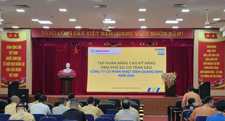 Công ty cổ phần Nhiệt điện Quảng Ninh tập huấn ứng phó sự cố tràn dầu