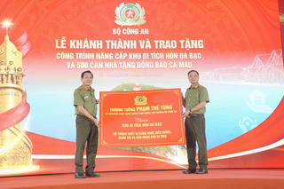 Bộ Công an: Khánh thành công trình Hòn Đá Bạc và trao 500 căn nhà cho người dân Cà Mau