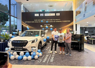 Golfer 15 tuổi ghi dấu ấn với cú Hole in One, nhận xe Subaru Forester trị giá 939 triệu đồng