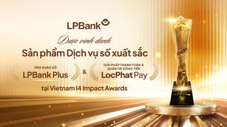 LPBank khẳng định vị thế tiên phong với 'cú đúp' giải thưởng tại Vietnam I4 Impact Awards 2026