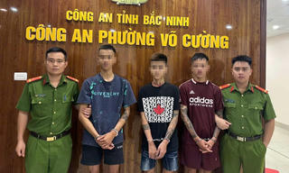 Bắt giữ nhóm thanh, thiếu niên gây loạt vụ cướp táo tợn trong đêm ở Bắc Ninh